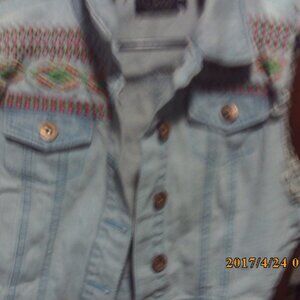 Native Design Denim vest